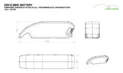 E-Bike Vision - EBV E-Bike Battery, Compatible To Bosch Active (Plus) / Performance (CX) 36 V Downtu 10 E-Bike Vision - EBV E-Bike Battery, Compatible To Bosch Active (Plus) / Performance (CX) 36 V Downtu -Bosch Verkaufsgeschäft ebv ebike 2 0 powerpack measurements