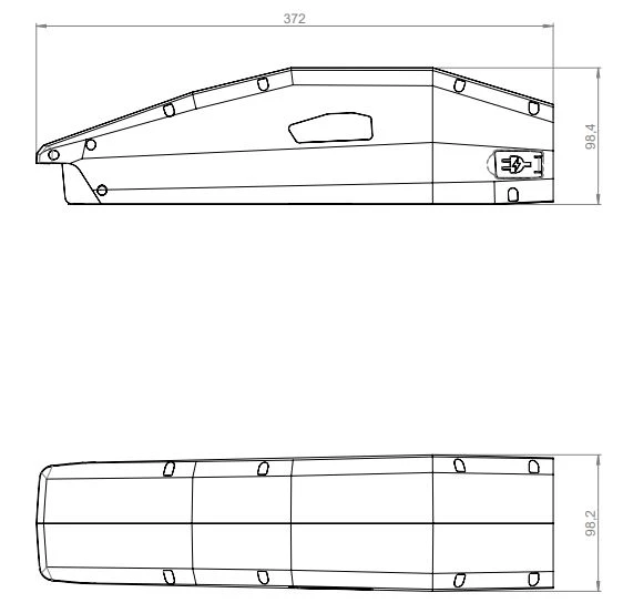 E-Bike Vision - EBV E-Bike Battery, Compatible To Yamaha (PW / ST / TE / CE) 36 V Downtube 2 E-Bike Vision - EBV E-Bike Battery, Compatible To Yamaha (PW / ST / TE / CE) 36 V Downtube – Bild 2