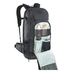 EVOC FR Trail E-Ride Protektor-Rucksack - 20l -Bosch Verkaufsgeschäft evoc fr trail e ride protektor rucksack black akkufach geschlossen