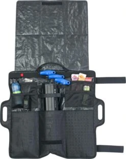 EVOC Gear Wrap M Black -Bosch Verkaufsgeschäft gear wrap hochaufloesend aufgeklappt voll