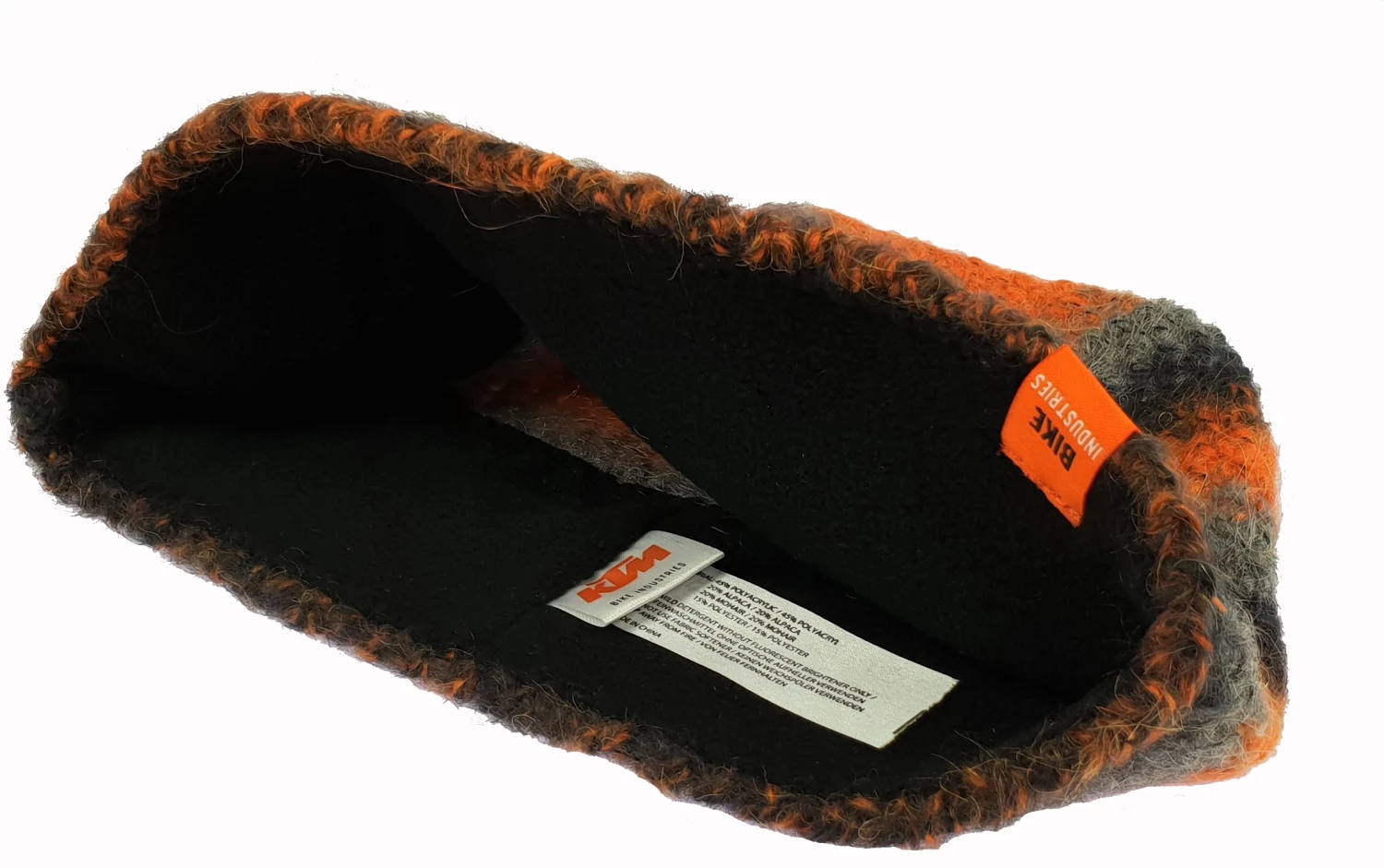KTM Factory Team Beanie Schwarz/grau/orange 2 KTM Factory Team Beanie Schwarz/grau/orange – Bild 2
