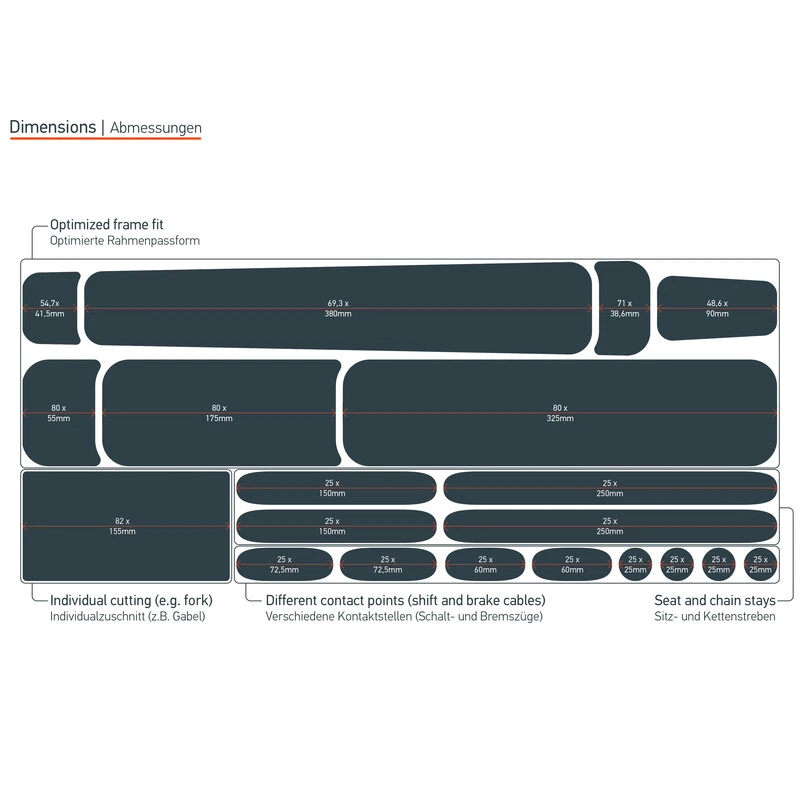 Luxshield Paint Protection Film E-bike Universal 2 Luxshield Paint Protection Film E-bike Universal – Bild 2