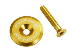 Reverse E-Bike Ahead Cap With Aluminium Screw -Bosch Verkaufsgeschäft reverse ahead cap gold 01180