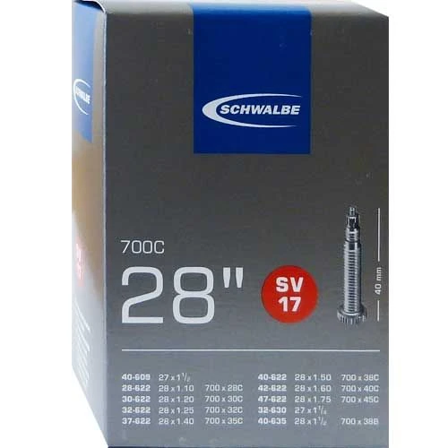 Schwalbe Schlauch SV17 28" 700C 1 Schwalbe Schlauch SV17 28" 700C