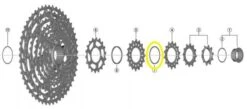 SHIMANO Spacer Ring A For CS-M7100 Cassette