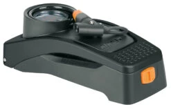 SKS Airstep Digi Foot Pump For E-bikes -Bosch Verkaufsgeschäft sks airstep digi foot pump closed perspective