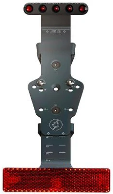 SUPERNOVA L1e Legal Kit Kennzeichenhalterung Inkl. Reflektor Für S-Pedelecs