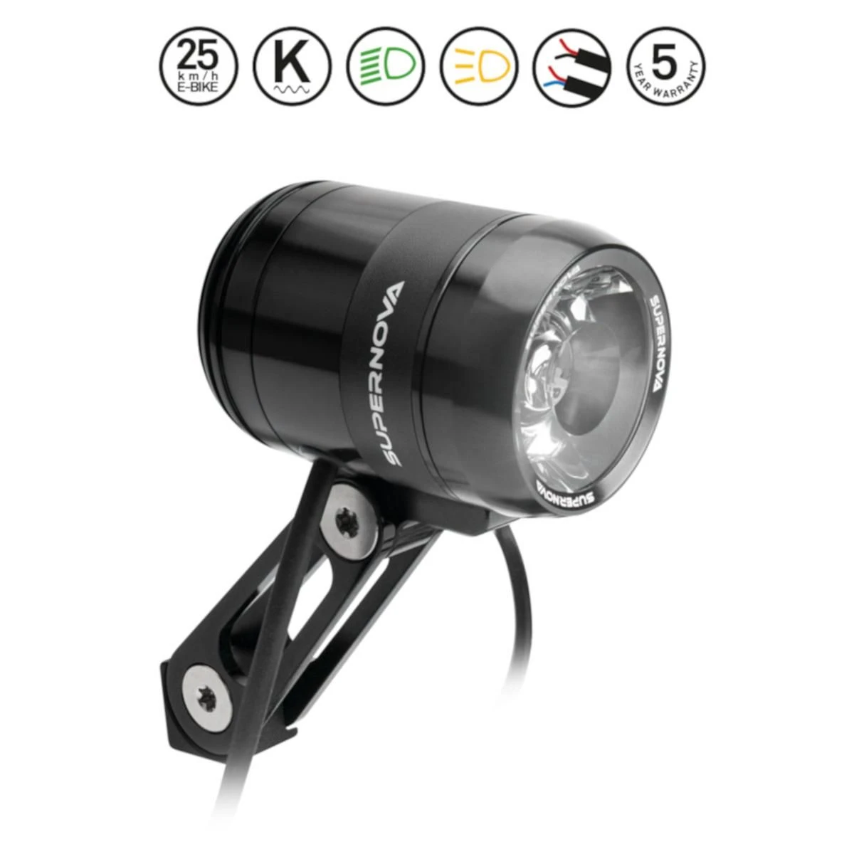 Supernova V1280 E-Bike 25 Front Light 1 Supernova V1280 E-Bike 25 Front Light